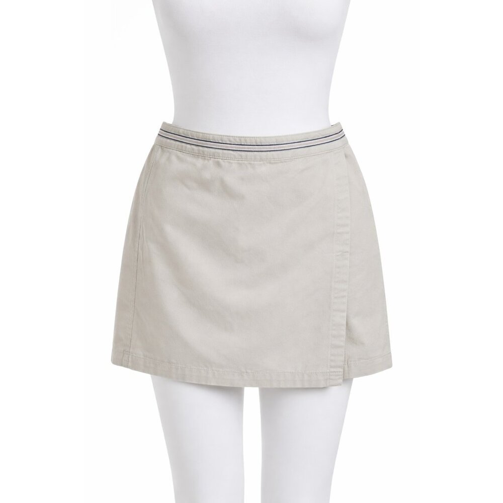 Kate Hill‎ Beige Skort Skirt Shorts Size 16 100% Cotton Golf